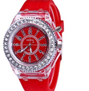 LED Luminous Watches Geneva Women Quartz Watch