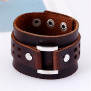 Make old cowhide bracelet for men