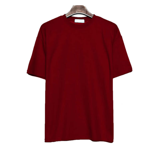 Men''s Loose Solid Color T-shirt Men''s Short Sleeve