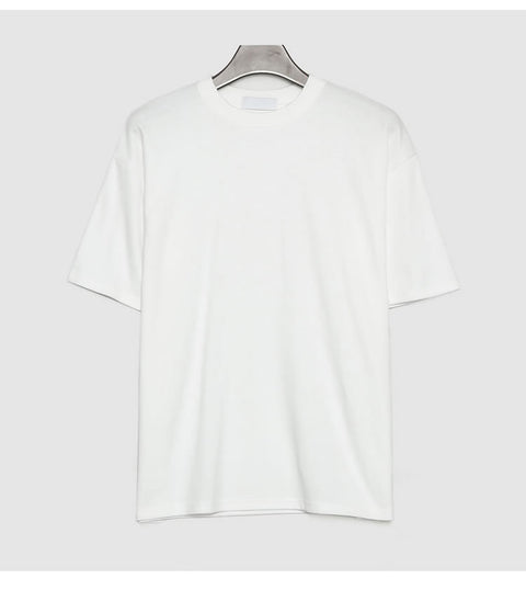 Men''s Loose Solid Color T-shirt Men''s Short Sleeve