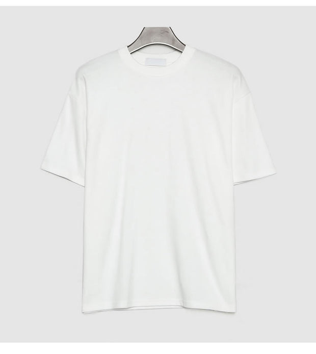 Men''s Loose Solid Color T-shirt Men''s Short Sleeve